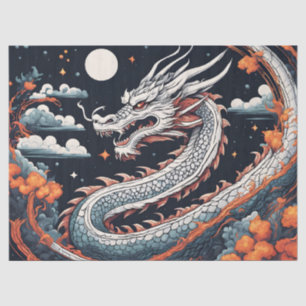 night dragon tissue paper