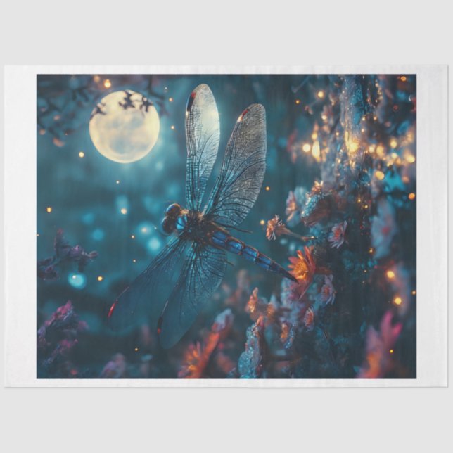 Night Dragonfly Tissue Paper (Front)