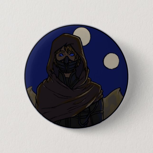 Night Dunes Button (Front)