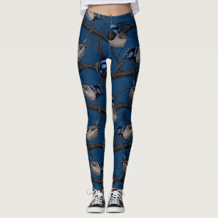 Night fairy wrens leggings