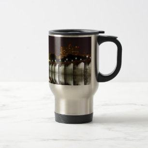 Night Falls on the Market Street Bridge Travel Mug