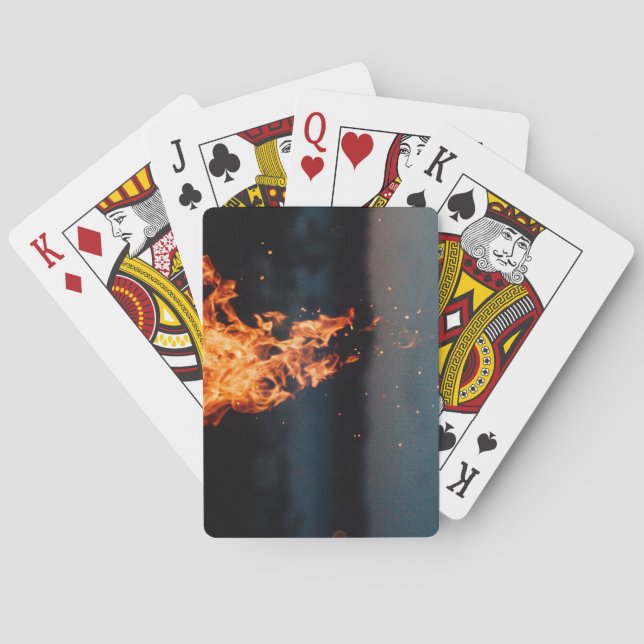 night fire playing cards (Back)