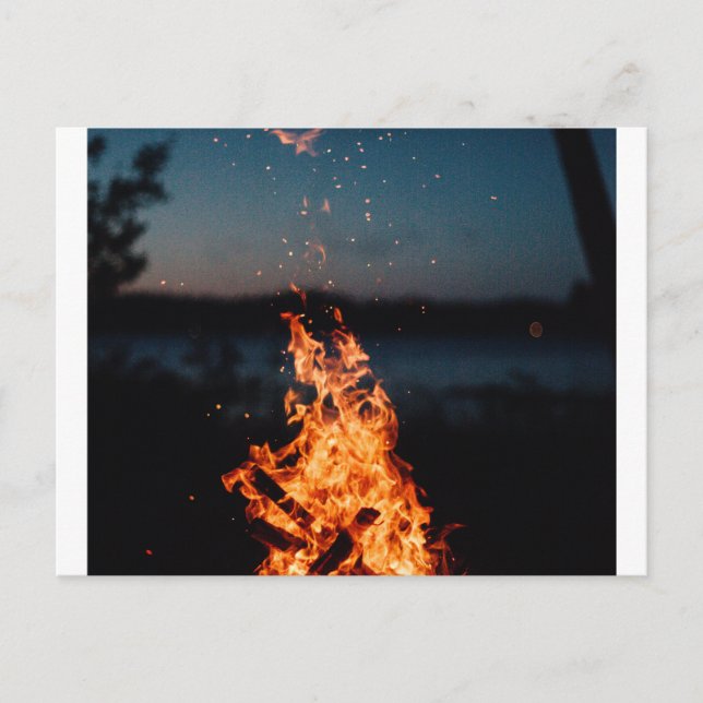 night fire postcard (Front)