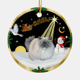 Night Flight - Himalayan Ceramic Tree Decoration