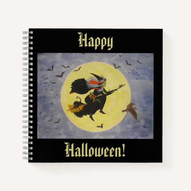 "Night Flight!" Notebook (Front)