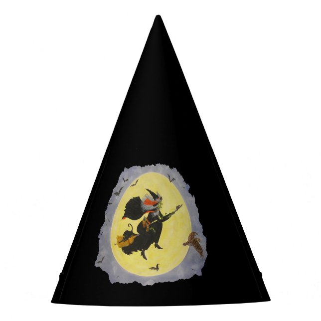 "Night Flight!" Party Hat (Front)
