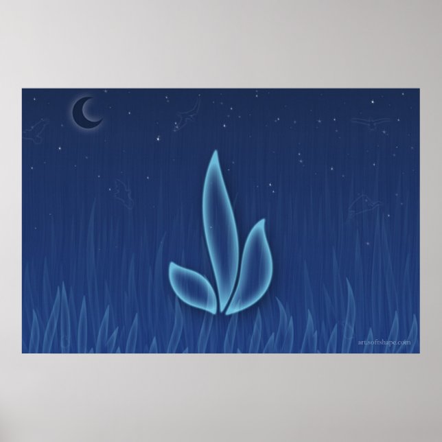 Night flower poster (Front)