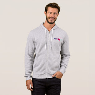 Night for Speed Men's Full-zip Hoodie
