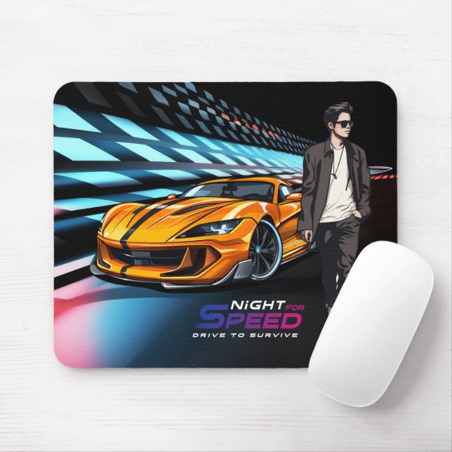 Night for Speed |  Mouse Mat (With Mouse)