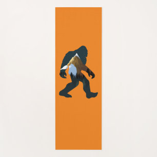 Night Forest Bigfoot Yoga Mat