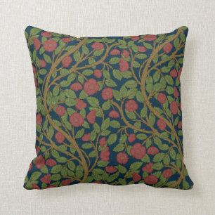 Night Forest Floral Pattern Design Cushion