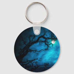 Night Forest Key Ring