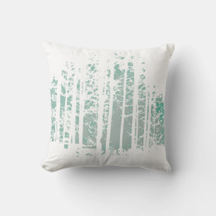 Night Forest Trees and Nature Art Cushion