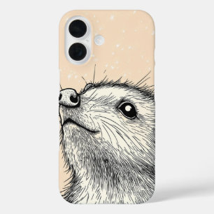 Night Fox Geometry iPhone 16 Case