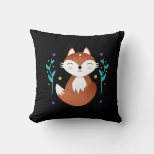 Night fox meditating at night cushion