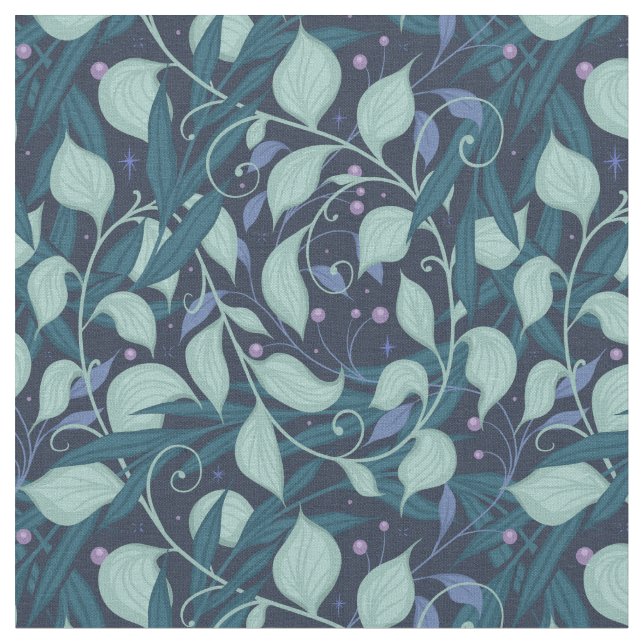 Night garden fabric (Close Up)