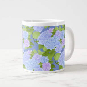 Night garden hydrangea large coffee mug