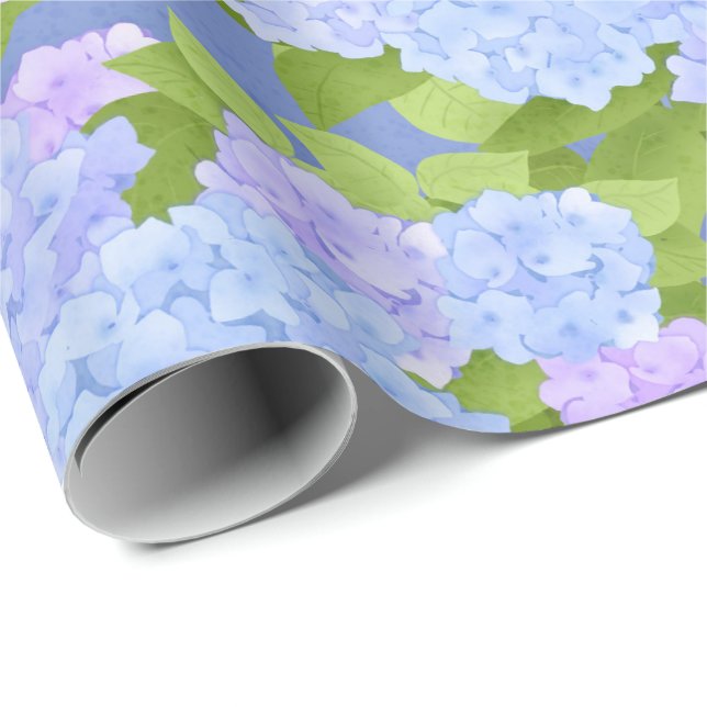 Night garden hydrangea  wrapping paper (Roll Corner)