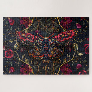 Night Garden Moth Jigsaw Puzzle