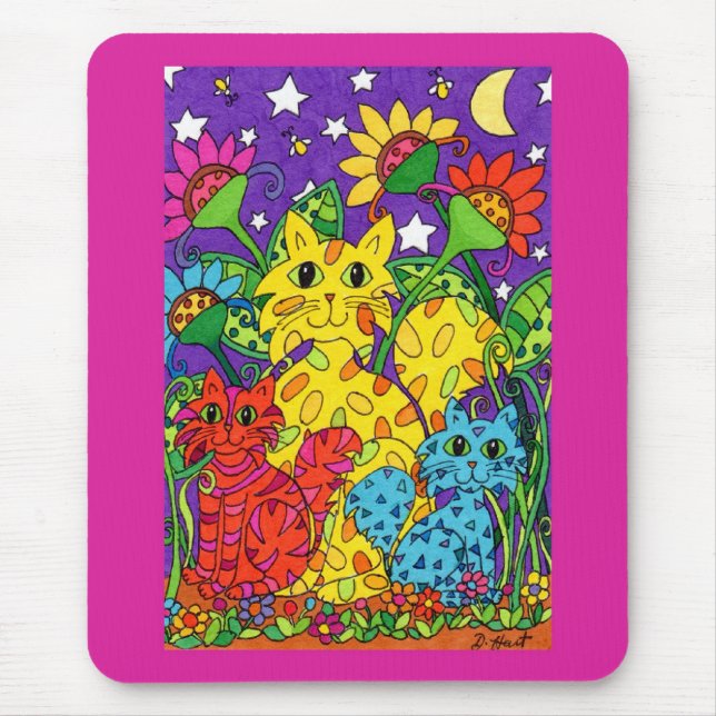 Night Garden Mouse Mat (Front)