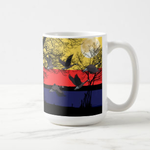 Night Geese Coffee Mug
