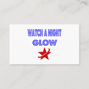 night glow business card
