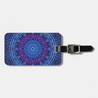 Night Glow Mandala Luggage Tag