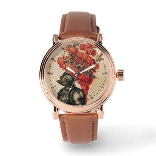 NIGHT HELMET ,DRAGONS AND RED FEATHER WATCH