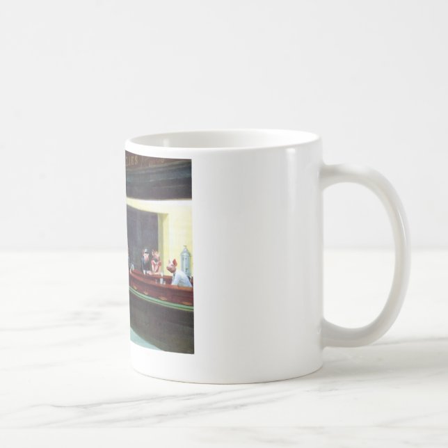 night hogs, pigs in art coffee mug (Right)
