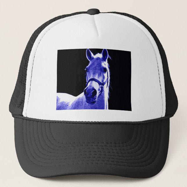 Night Horse Trucker Hat (Front)