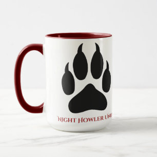 Night Howler Unit Nurse Mug – Dark Humour Wolf