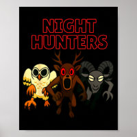 Night Hunters. 3 Animals In The Forest. Cool Gamer