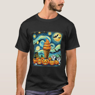 Night Ice Cream Cone Halloween T-Shirt