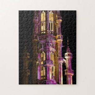 Night in Grand Place in Brussels Jigsaw Puzzle