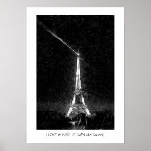 Night in Paris Poster