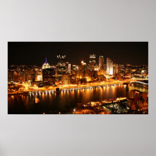 Night in Pittsburgh Poster