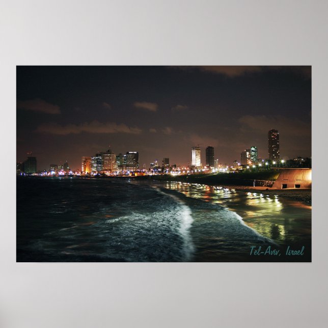 Night in Tel Aviv Poster (Front)