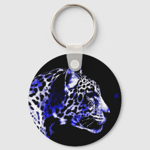 Night Jaguar Key Ring