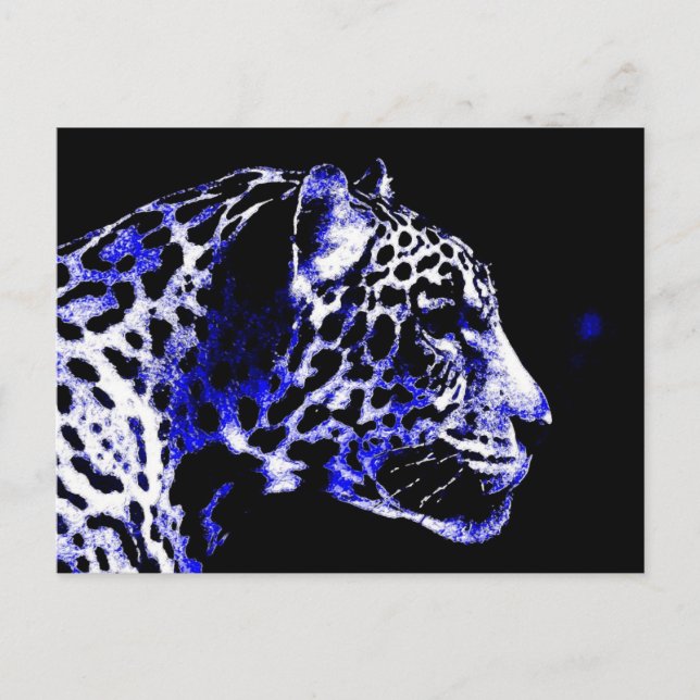 Night Jaguar Postcard (Front)