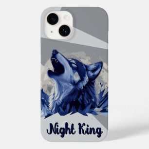 Night King - Howling Wolf with Moon Case-Mate iPhone 14 Case