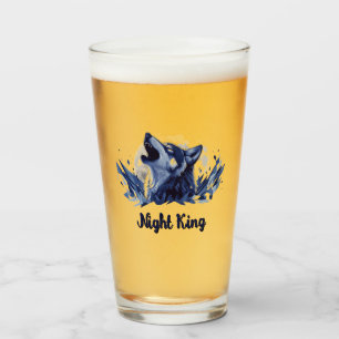 Night King - Howling Wolf with Moon Glass