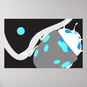 Night lady bird poster