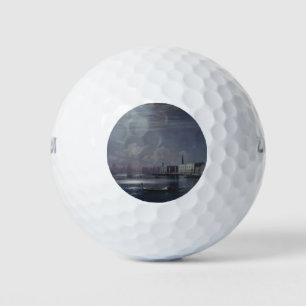 Night Landscape in Venice (Italian City) Golf Balls