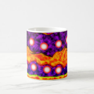 Night lights art coffee mug