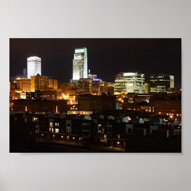 Night Lights of Omaha Poster (Front)