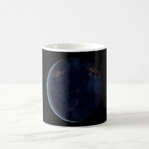 Night Lights on Planet Earth (Western Hemisphere) Coffee Mug