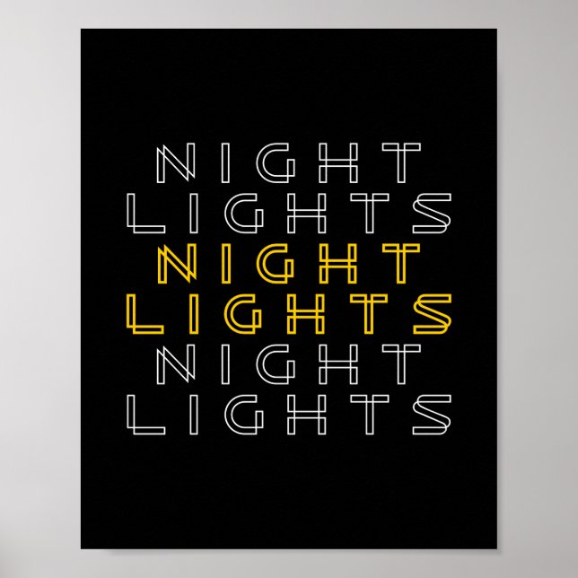 Night Lights Poster (Front)