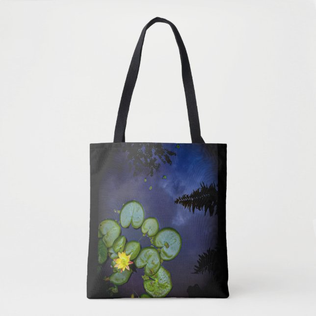 "Night Lily" Tote Bag (Front)