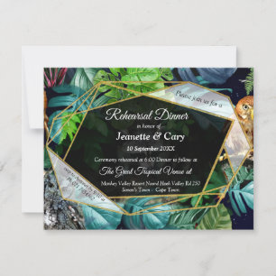 Night-live party celebration theme invitation