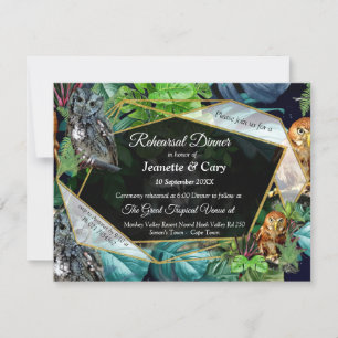 Night-live party celebration theme invitation